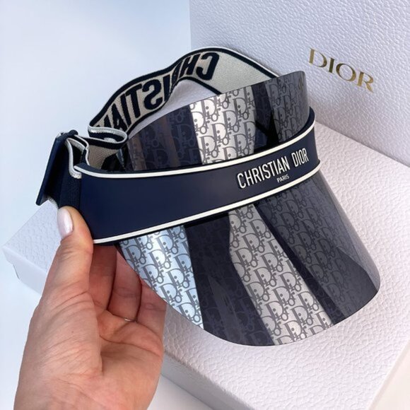 DIORCLUB V1U Blue Dior Club Oblique Visor - Picture 1 of 7